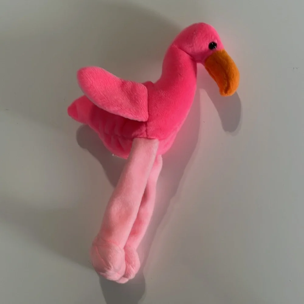 Ty Beanie Baby * Pinky‎ the Flamingo * Date of Birth: Feb 13, 1995 * Collectible